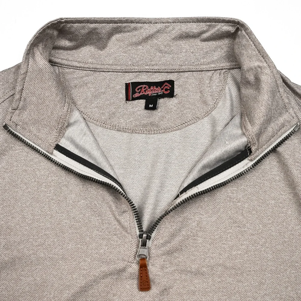 Rafter C Men's 1/4 Quarter-Zip Pullover Lightweight Western Cowboy Golf Medium‎